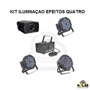 Kit efeitos 4 Quatro - locação em Belo Horizonte
