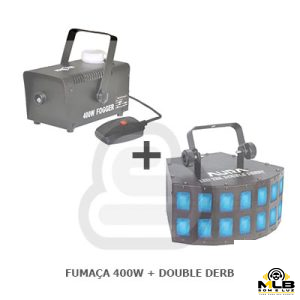 Kit maquina de fumaça baby e double derby - locação em Belo Horizonte