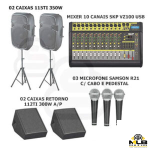 Kit som 4 quatro - locação em Belo Horizonte