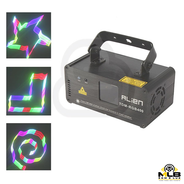 Laser color RGB - locação em Belo Horizonte