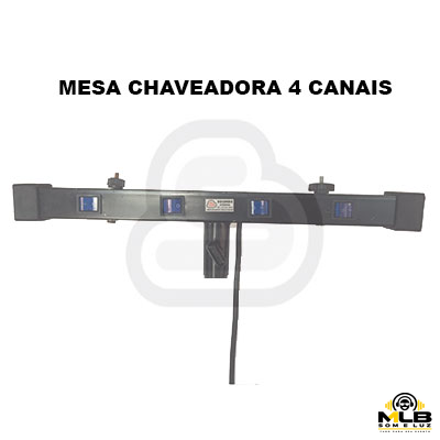 Mesa chaveadora 4 canais + tripe - locação em Belo Horizonte