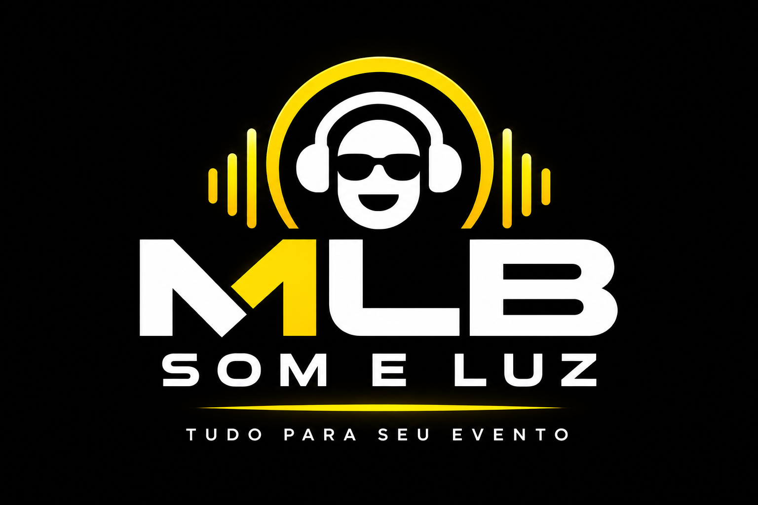 Logomarca MLB Som e Luz
